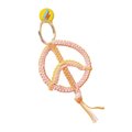 Maxi kreatívna sada Tvoríme s bužírkami Mier a láska Scoubidou Peace & Love Atelier Janod 8 dekorácií od 7 rokov J09160