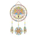 Maxi Kreatívna sada Lapač slnka so svetielkami String Art Dream Catcher with Lights Atelier Janod 300 klinčekov od 8 rokov J09161