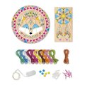 Maxi Kreatívna sada Lapač slnka so svetielkami String Art Dream Catcher with Lights Atelier Janod 300 klinčekov od 8 rokov J09161