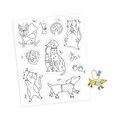 Mini kreatívna sada Zmršťovacie obrázky Shrink Plastic Decorations Cats & Dogs Atelier Janod výroba magnetiek a kľúčeniek 10 dekorácií od 7 rokov J091