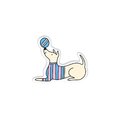 Mini kreatívna sada Zmršťovacie obrázky Shrink Plastic Decorations Cats & Dogs Atelier Janod výroba magnetiek a kľúčeniek 10 dekorácií od 7 rokov J091