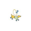 Mini kreatívna sada Zmršťovacie obrázky Shrink Plastic Decorations Cats & Dogs Atelier Janod výroba magnetiek a kľúčeniek 10 dekorácií od 7 rokov J091