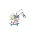Mini kreatívna sada Zmršťovacie obrázky Shrink Plastic Decorations Cats & Dogs Atelier Janod výroba magnetiek a kľúčeniek 10 dekorácií od 7 rokov J091