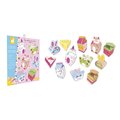Mini kreatívna sada Origami Kawaii Paper Boxes Atelie Janod papierové krabičky 12 kusov od 7 rokov J09164