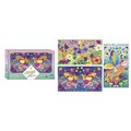 Midi Kreatívna sada Trblietky Magické víly Glitter Magic Fairies Atelier Janod 3 obrázky od 5 rokov J09171