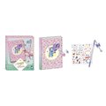 Midi kreatívna sada Tajný zápisník so zámkom Magické víly Secret Notebook Magic Fairies Atelier Janod s perom 96 strán od 7 rokov J09173