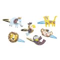 Sada na výrobu šperkov Sponky do vlasov Exotické zvieratá Glitter Hair Clips Exotic Animals Atelier Janod na výrobu 6 kusov šperkov od 5 rokov J09178