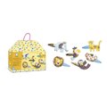 Sada na výrobu šperkov Sponky do vlasov Exotické zvieratá Glitter Hair Clips Exotic Animals Atelier Janod na výrobu 6 kusov šperkov od 5 rokov J09178