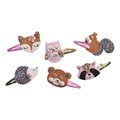 Sada na výrobu šperkov Sponky do vlasov Lesné zvieratká Glitter Hair Clips Pretty Forest Atelier Janod na výrobu 6 kusov šperkov od 5 rokov J09180