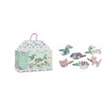 Sada na výrobu šperkov Sponky do vlasov Mláďatká Glitter Hair Clips Little Pets Atelier Janod na výrobu 6 kusov šperkov od 5 rokov J09181