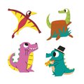 Samolepky Dinosaurus Stickers Janod 100 kusov J09189