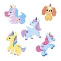 Samolepky Jednorožce Unicorns Stickers Janod 100 kusov J09190