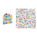 Samolepky Geometrické tvary Geometric Shapes Stickers Janod 300 kusov J09192