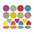 Samolepky Geometrické tvary Geometric Shapes Stickers Janod 150 kusov od 18 mes J09194