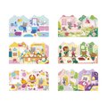 Kniha samolepiek Dom The House Stickers Book Janod 7 predlôh od 18 mes J09197