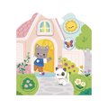 Kniha samolepiek Dom The House Stickers Book Janod 7 predlôh od 18 mes J09197