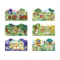 Kniha samolepiek Záhrada The Garden Stickers Book Janod 7 predlôh od 18 mes J09199