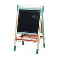 Drevená magnetická tabuľa Scalable Magnetic Board Janod obojstranná polohovateľná mentolová 22 doplnkov J09625