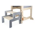 Drevená učiaca veža 3v1 Learning Table Janod so schodíkmi a tabuľou od 18 mes J09640