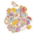 Drevené magnetky Jednorožce a Draky Unicorn & Dragon Magnets Janod 24 kusov od 24 mes J09645