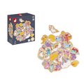 Drevené magnetky Jednorožce a Draky Unicorn & Dragon Magnets Janod 24 kusov od 24 mes J09645