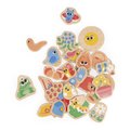 Drevené magnetky Záhrada Garden Magnets Janod 24 kusov od 24 mes J09646