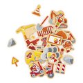 Drevené magnetky Na stavbe Construction Equipment Magnets Janod 24 kusov od 24 mes J09647