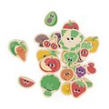 Drevené magnetky Ovocie a zelenina Fruit & Vegetable Magnets Janod 24 kusov od 24 mes J09648
