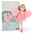 Bábika víla Diane Forest Fairies Jolijou 25 cm v ružových šatách s ružovými krídlami z jemného textilu od 5 rokov