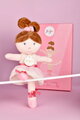 Bábika baletka My Ballerina Doll White Jolijou 20 cm s ružovou sukničkou z jemného textilu od 12 mes JJ6059