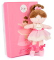 Bábika baletka My Ballerina Doll White Jolijou 20 cm s ružovou sukničkou z jemného textilu od 12 mes JJ6059