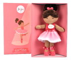 Bábika baletka My Ballerina Doll Pink Jolijou 20 cm s ružovou sukničkou z jemného textilu od 12 mes JJ6060