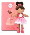 Bábika baletka My Ballerina Doll Pink Jolijou 20 cm s ružovou sukničkou z jemného textilu od 12 mes JJ6060