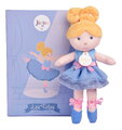 Bábika baletka My Ballerina Doll Blue Jolijou 20 cm s modrou sukničkou z jemného textilu od 12 mes JJ6061