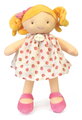Bábika Strawberry Pretty Jolijou 28 cm s blond vláskami vo vzorovaných šatách od 0 mes JJ6064