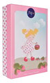 Bábika Strawberry Pretty Jolijou 28 cm s blond vláskami vo vzorovaných šatách od 0 mes JJ6064