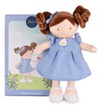 Bábika Océane Pretty Jolijou 28 cm s hnedými vláskami v prúžkovanom overale od 0 mes JJ6065