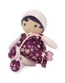 Bábika pre bábätká Violette Doll Tendresse Kaloo 25 cm vo fialových šatách z jemného textilu od 0 mes