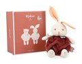 Plyšový zajačik Bubble of Love Rabbit Cinnamon Plume Kaloo hnedý 23 cm z jemného mäkkého materiálu v darčekovom balení od 0 mes