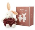 Plyšový zajačik Bubble of Love Rabbit Cinnamon Plume Kaloo hnedý 30 cm z jemného mäkkého materiálu v darčekovom balení od 0 mes