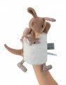 Plyšová kengura bábkové divadlo Nopnop-Jumpy Kangaroo Doudou Kaloo 25 cm pre najmenších