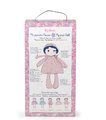 Bábika pre bábätká Rose K Tendresse Kaloo 25 cm v pásikavých šatách z jemného textilu v darčekovom balení od 0 mes