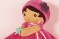 Bábika pre bábätká Emma K Tendresse Kaloo 32 cm v ružových šatách z jemného textilu v darčekovom balení od 0 mes