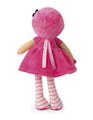 Bábika pre bábätká Emma K Tendresse Kaloo 32 cm v ružových šatách z jemného textilu v darčekovom balení od 0 mes