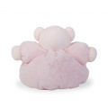 Plyšový medvedík Perle-Chubby Bear Kaloo s hrkálkou 30 cm v darčekovom balení pre najmenších ružový