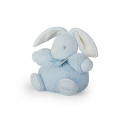 Plyšový zajačik Perle-Chubby Rabbit Kaloo 18 cm v darčekovom balení pre najmenších modrý