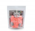 Plyšový medvedík Plume-Mini Neon Kaloo 12 cm pre najmenších oranžový