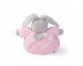 Plyšový zajačik Plume-P'tit Lapin Rose Musical Kaloo spievajúci 18 cm v darčekovom balení pre najmenších ružový