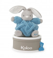 Plyšový zajačik Plume-Indigo Rabbit Kaloo 18 cm v darčekovom balení pre najmenších modrý
