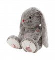 Plyšový zajačik Rouge Kaloo Prestige XL 55 cm z jemného plyšu pre najmenšie deti krémovo-šedý